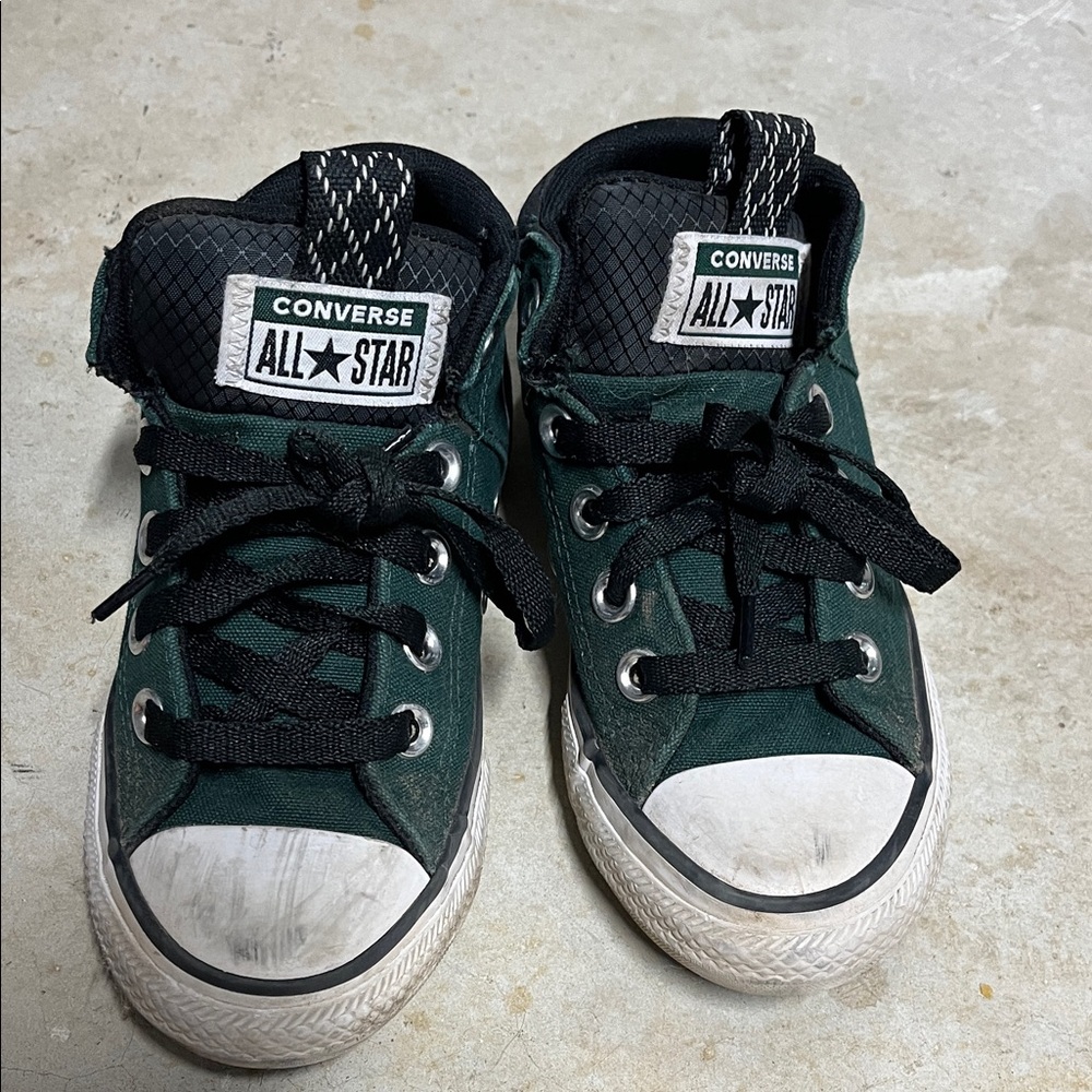 Converse Kids' Dark Green All Star Sneakers